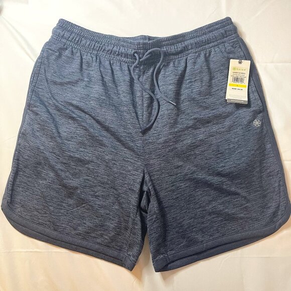 Gaiam. Men's shorts in Grey Heather color. Size L. Made in Kenya. - Picture 1 of 9